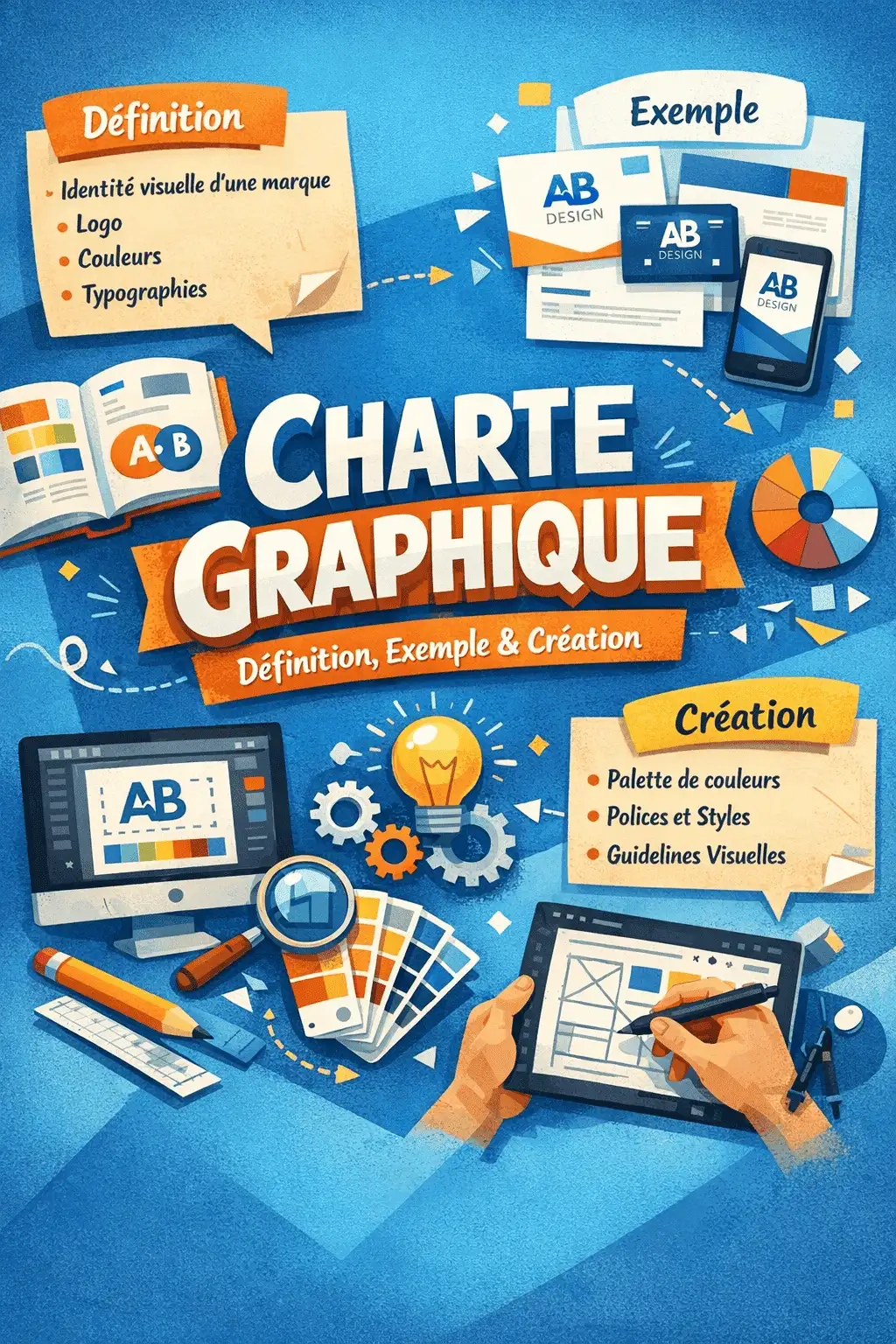 Lire la suite à propos de l’article Charte graphique : définition, exemples et guide de création pour entreprise